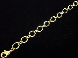 Златна синджирна гривна, 3.48гр. ,Карнобат