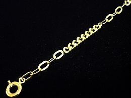 Златна синджирна гривна, 4.03гр. ,Ямбол