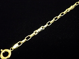 Златна синджирна гривна, 3.29гр. ,Ямбол