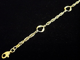 Златна синджирна гривна, 5гр. ,Несебър