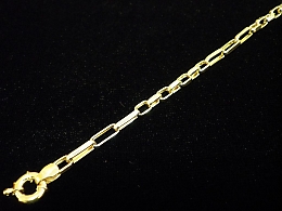 Златна синджирна гривна, 2.55гр. ,Нова Загора