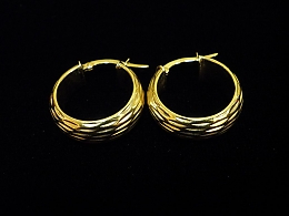 Златни обеци, 3.33гр. ,Бургас