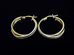 Златни обеци, 2.68гр. ,Карнобат