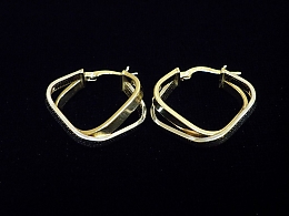 Златни обеци, 2.76гр. ,Бургас