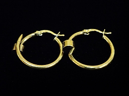 Златни обеци, 2.92гр. ,Бургас