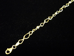 Златна синджирна гривна, 2.8гр. ,Сливен
