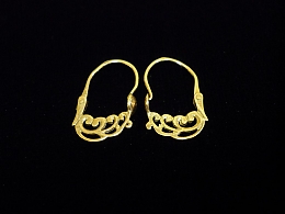 Златни обеци, 1.5гр. ,Бургас