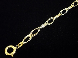 Златна синджирна гривна, 3.86гр. ,Сливен