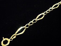 Златна синджирна гривна, 3.45гр. ,Ямбол