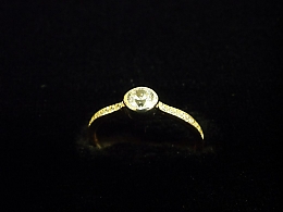 Златен дамски пръстен, 1.41гр. ,Ямбол