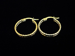 Златни обеци, 1.73гр. ,Ямбол