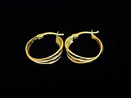 Златни обеци, 1.64гр. ,Ямбол