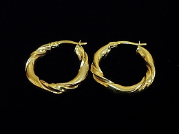 Златни обеци, 2.94гр. ,Нова Загора