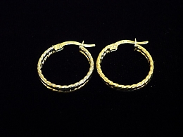 Златни обеци, 1.74гр. ,Ямбол