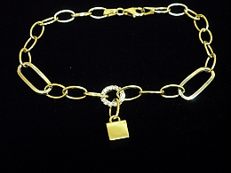 Златна синджирна гривна, 3.45гр. ,Ямбол