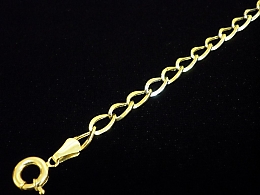 Златна синджирна гривна, 3.44гр. ,Сливен