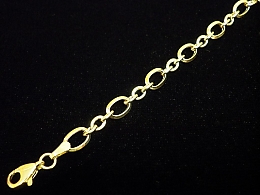 Златна синджирна гривна, 3.68гр. ,Карнобат