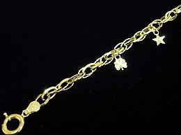 Златна синджирна гривна, 4.06гр. ,Карнобат