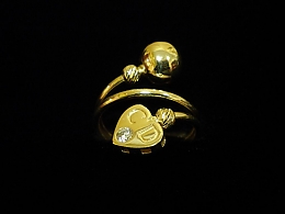 Златен дамски пръстен, 3.8гр. ,Бургас