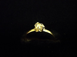 Златен дамски пръстен, 1.11гр. ,Бургас