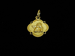 Златен медальон, 0.8гр. ,Бургас