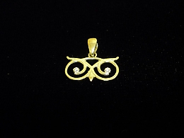 Златен медальон, 0.6гр. ,Сливен