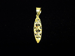 Златен медальон, 0.69гр. ,Сливен