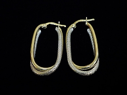 Златни обеци, 2.53гр. ,Бургас