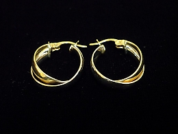 Златни обеци, 3.25гр. ,Бургас