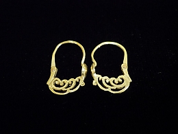 Златни обеци, 1.4гр. ,Бургас