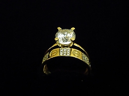 Златен дамски пръстен, 3.71гр. ,Бургас