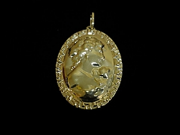 Златен медальон, 1.2гр. ,Бургас