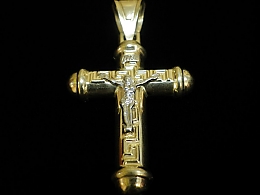 Златен кръст, 6.78гр. ,Средец