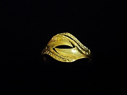 Златен дамски пръстен, 2.68гр. ,Средец