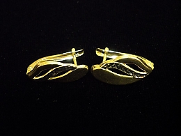 Златни обеци, 1.98гр. ,Средец