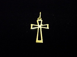 Златен кръст, 0.89гр. ,Средец
