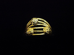 Златен дамски пръстен, 2.94гр. ,Бургас