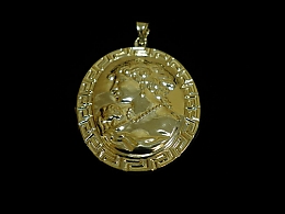 Златен медальон, 0.96гр. ,Средец