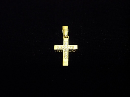 Златен кръст, 0.72гр. ,Средец