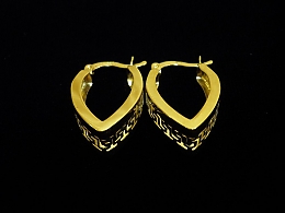 Златни обеци, 3.14гр. ,Бургас