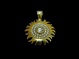 Златен медальон, 3.36гр. ,Бургас