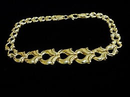 Златна синджирна гривна, 4.1гр. ,Средец