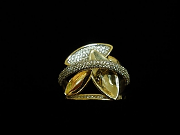 Златен дамски пръстен, 3.94гр. ,Бургас