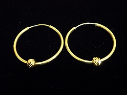 Златни обеци, 2.81гр. ,Бургас