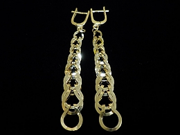 Златни обеци, 3.26гр. ,Бургас