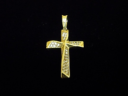 Златен кръст, 1.59гр. ,Ямбол