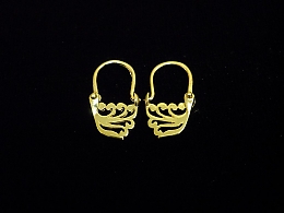 Златни обеци, 1.33гр. ,Ямбол