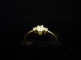 Златен дамски пръстен, 1.53гр. ,Ямбол