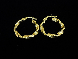Златни обеци, 1.84гр. ,Сливен