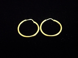 Златни обеци, 0.85гр. ,Ямбол